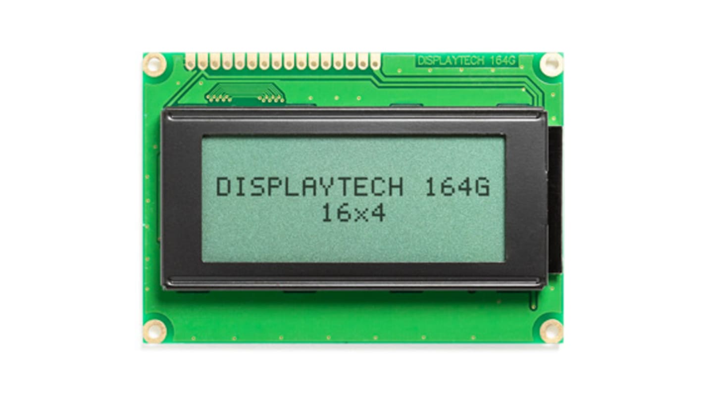 Wyświetlacz monochromatyczny LCD, , Alfanumeryczny, Displaytech