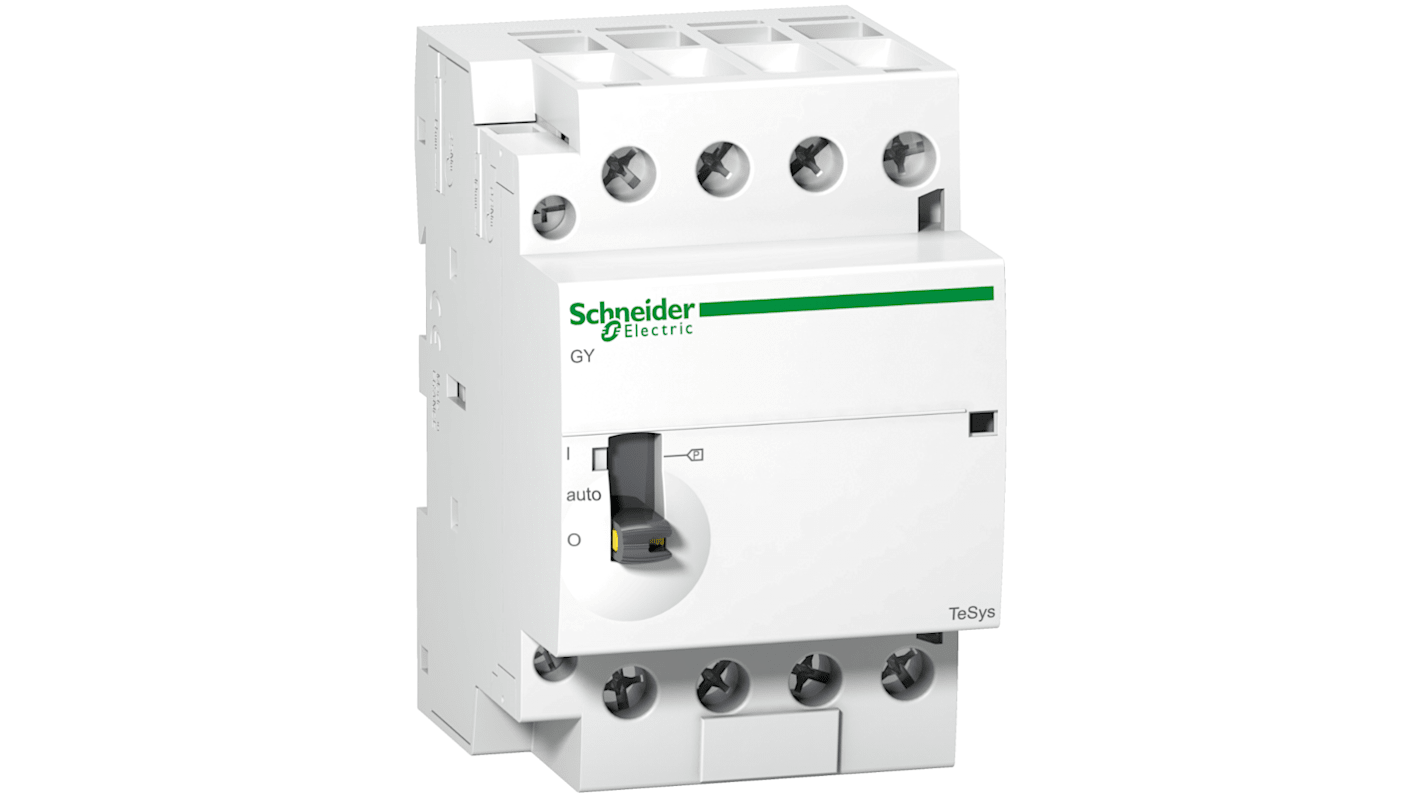Stycznik 220 → 240 V ac Schneider Electric styki: 4 40 A 4NO GY4040M5