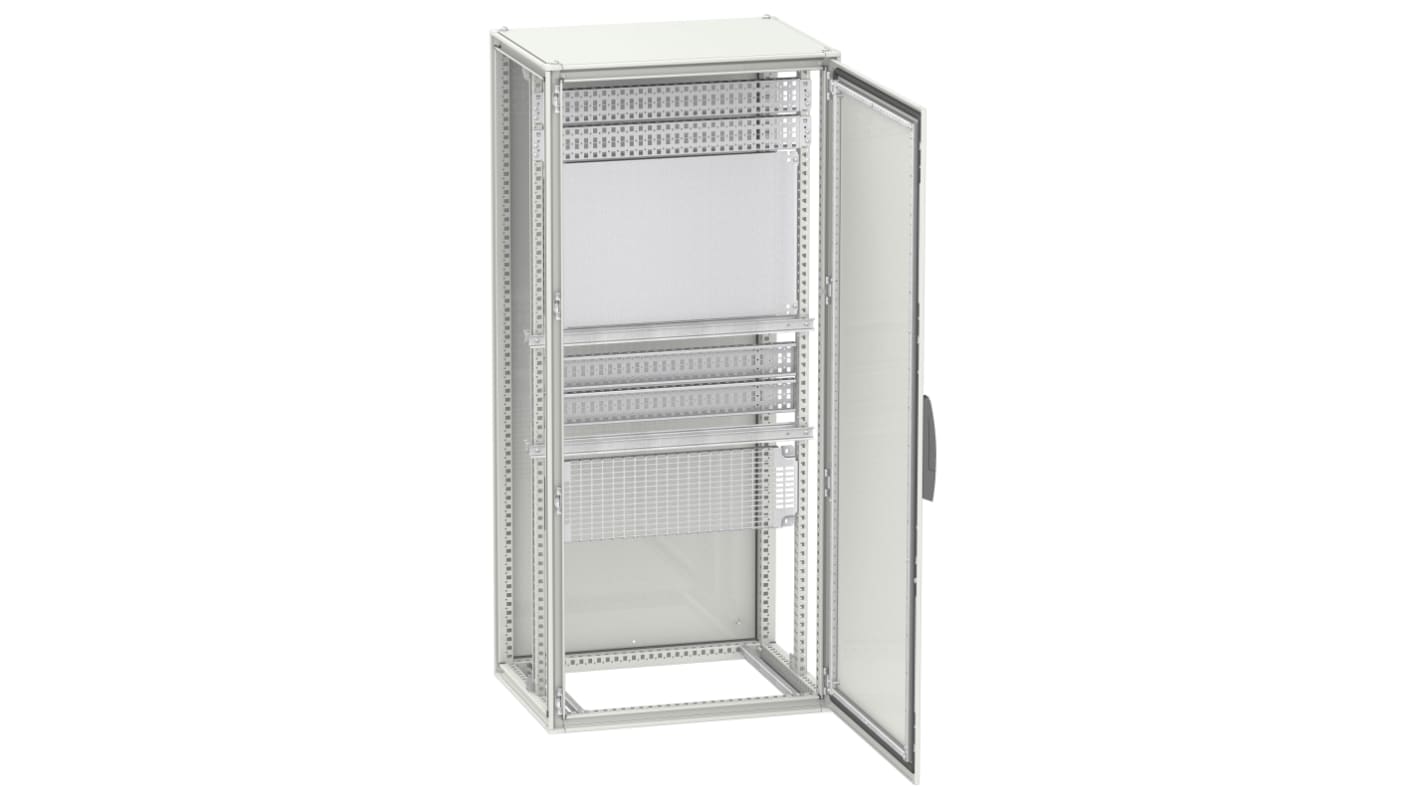 Schneider Electric PanelSeT SF Kit Series Lockable RAL 7035 Double Door, 2000mm H, 1m W for Use with Spacial SF