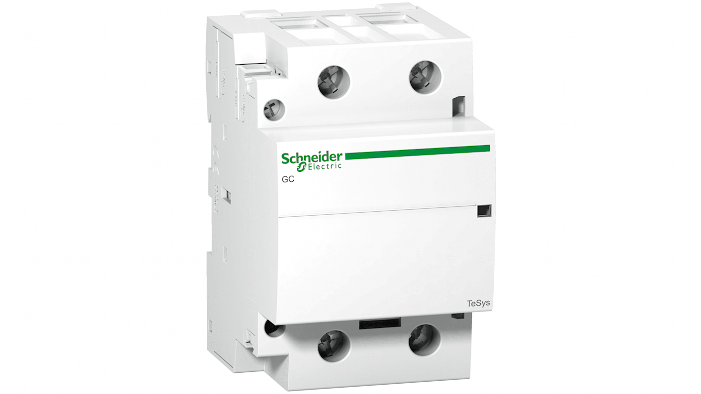 Schneider Electric TeSys GC Contactor, 240 V ac Coil, 2-Pole, 100 A, 20 kW, 2NO