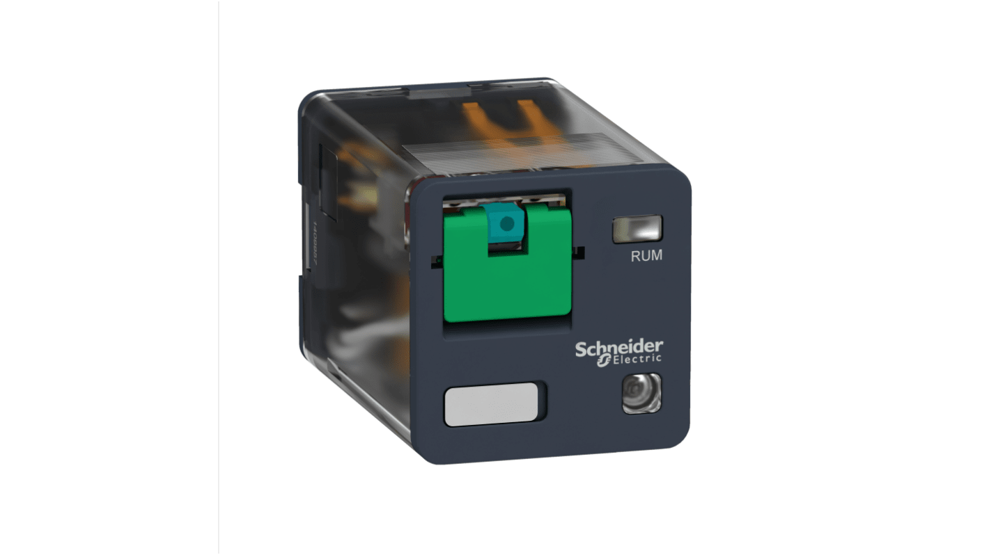 Schneider Electric Plug In Power Relay, 12V dc Coil, 10A Switching Current