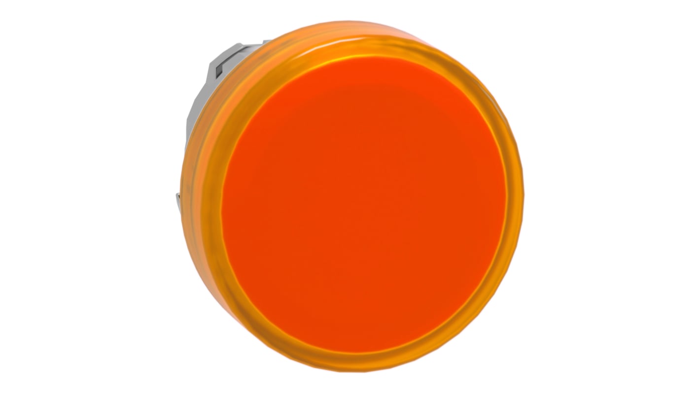 Schneider Electric Orange Pilot Light Head, 22mm Cutout ZB4 Series