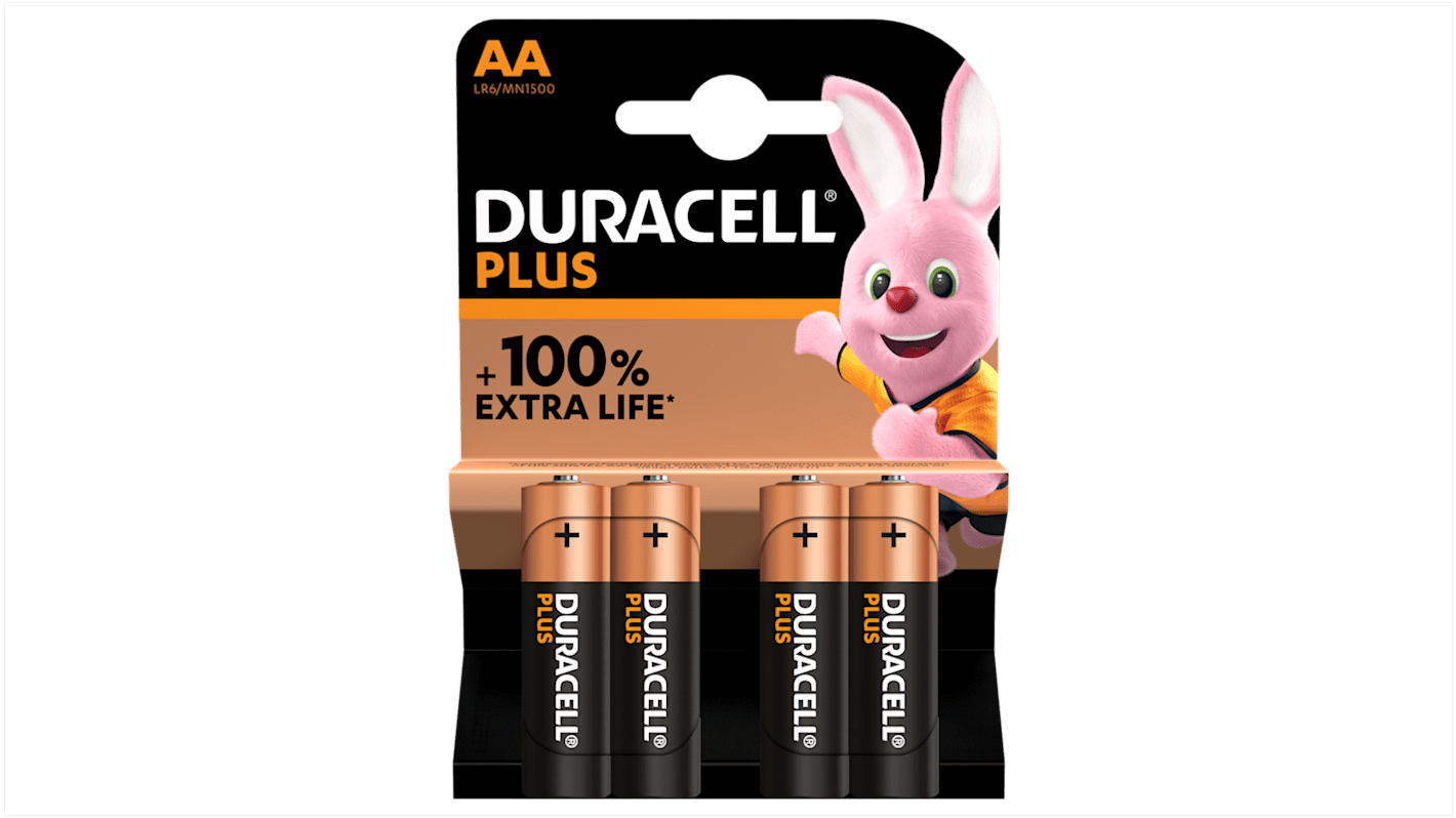 Duracell Plus Power Alkaline AA Batteries 1.5V