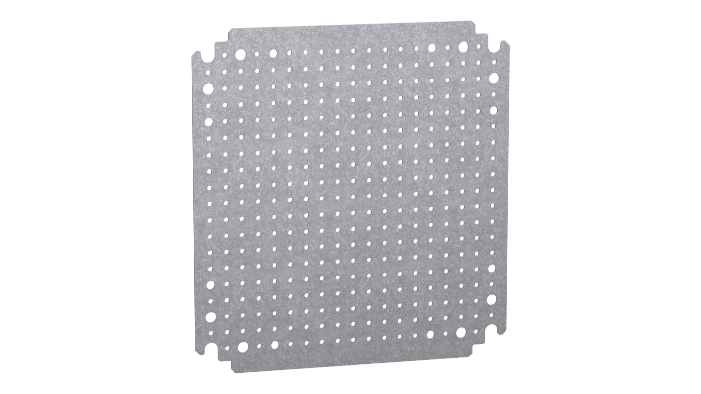 Schneider Electric PanelSeT Series Perforated Mounting Plate, 300mm H, 300mm W for Use with Enclosures