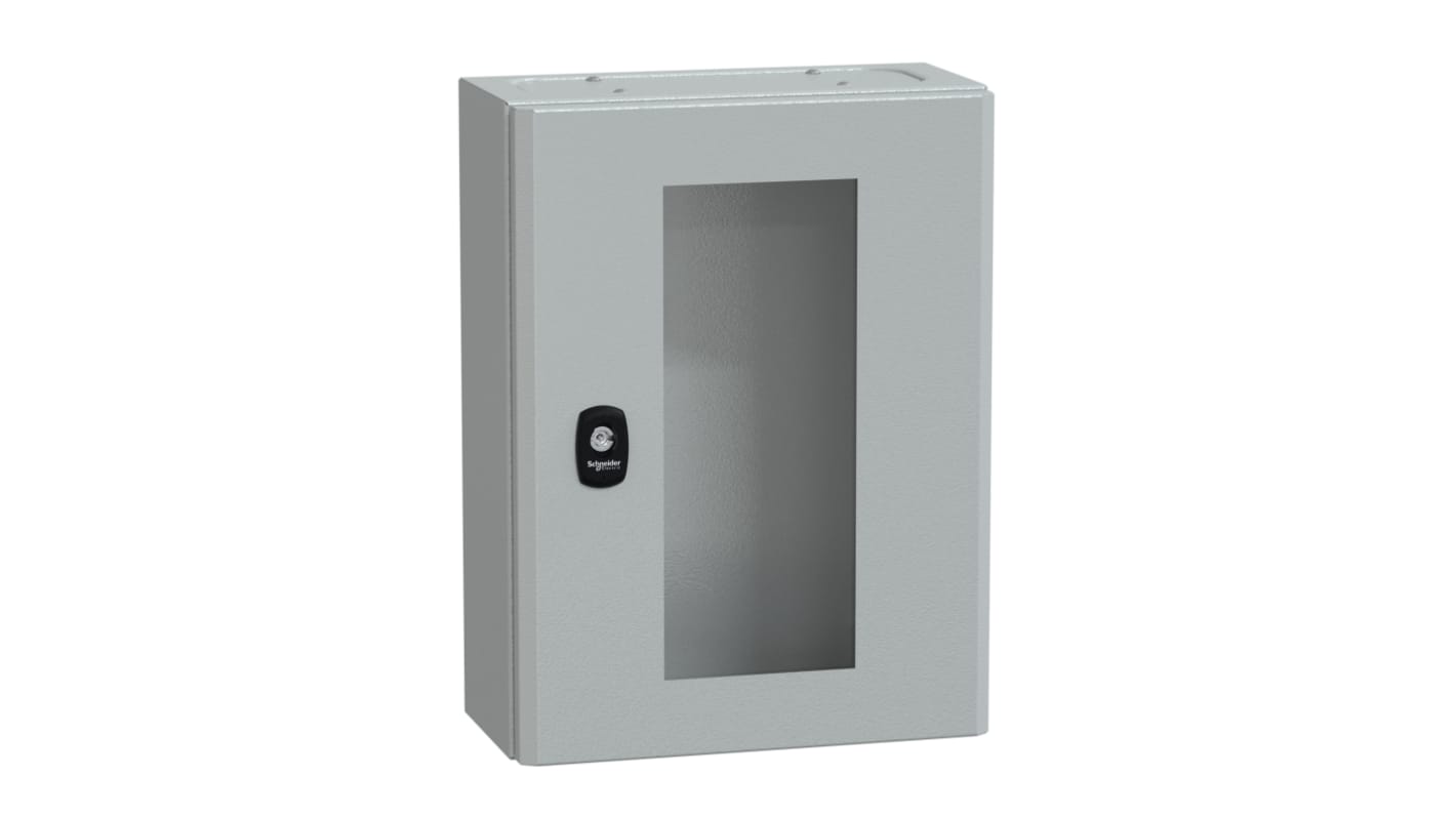 Schneider Electric PanelSet S3D Series Steel Wall Box, IP66, 400 mm x 300 mm x 150mm