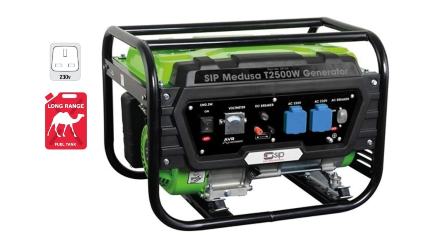 SIP 2kW Generator, 230V Output, 44kg