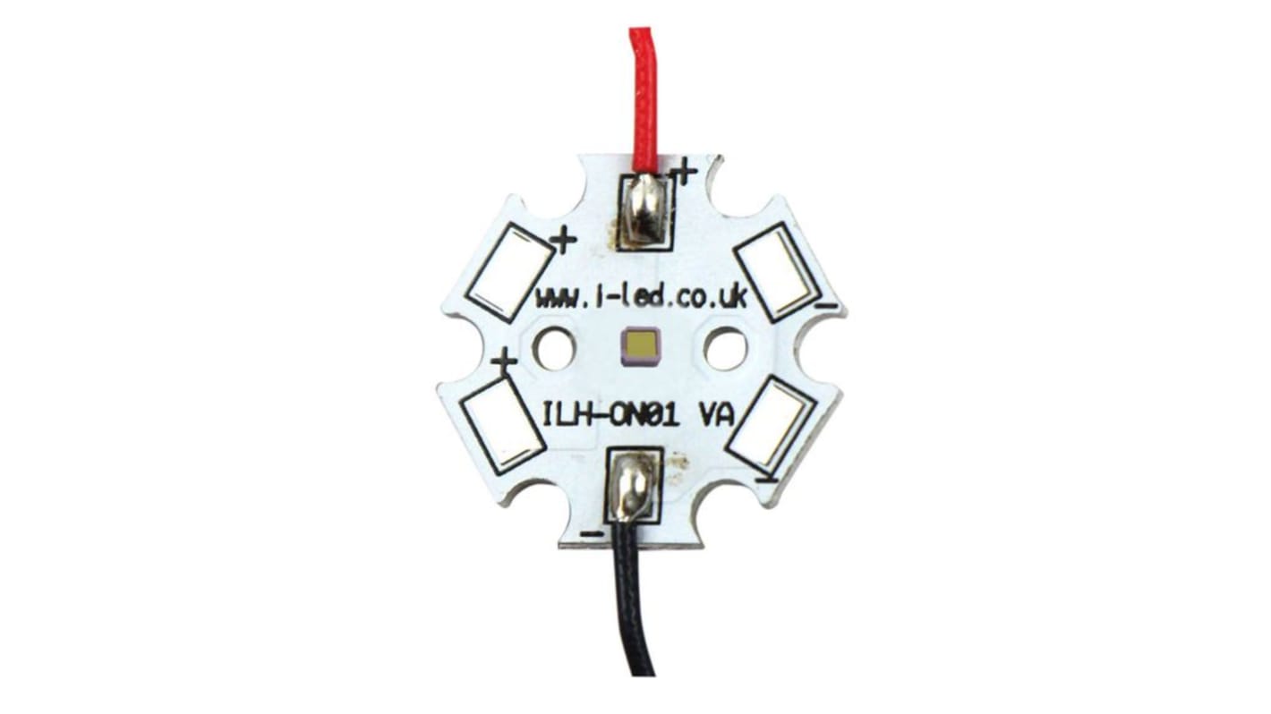 Intelligent LED Solutions フォトダイオード, 赤外線, 5000nm, セラミック, ILH-P13243-013CA-SC201-WIR200.