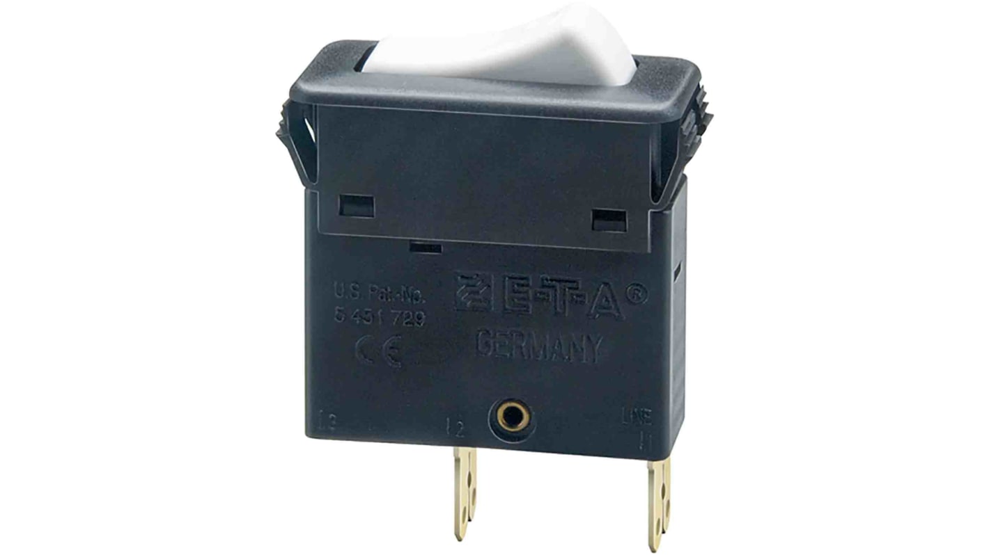 ETA Thermal Circuit Breaker - 3130 Single Pole 240V Voltage Rating Snap In, 5A Current Rating