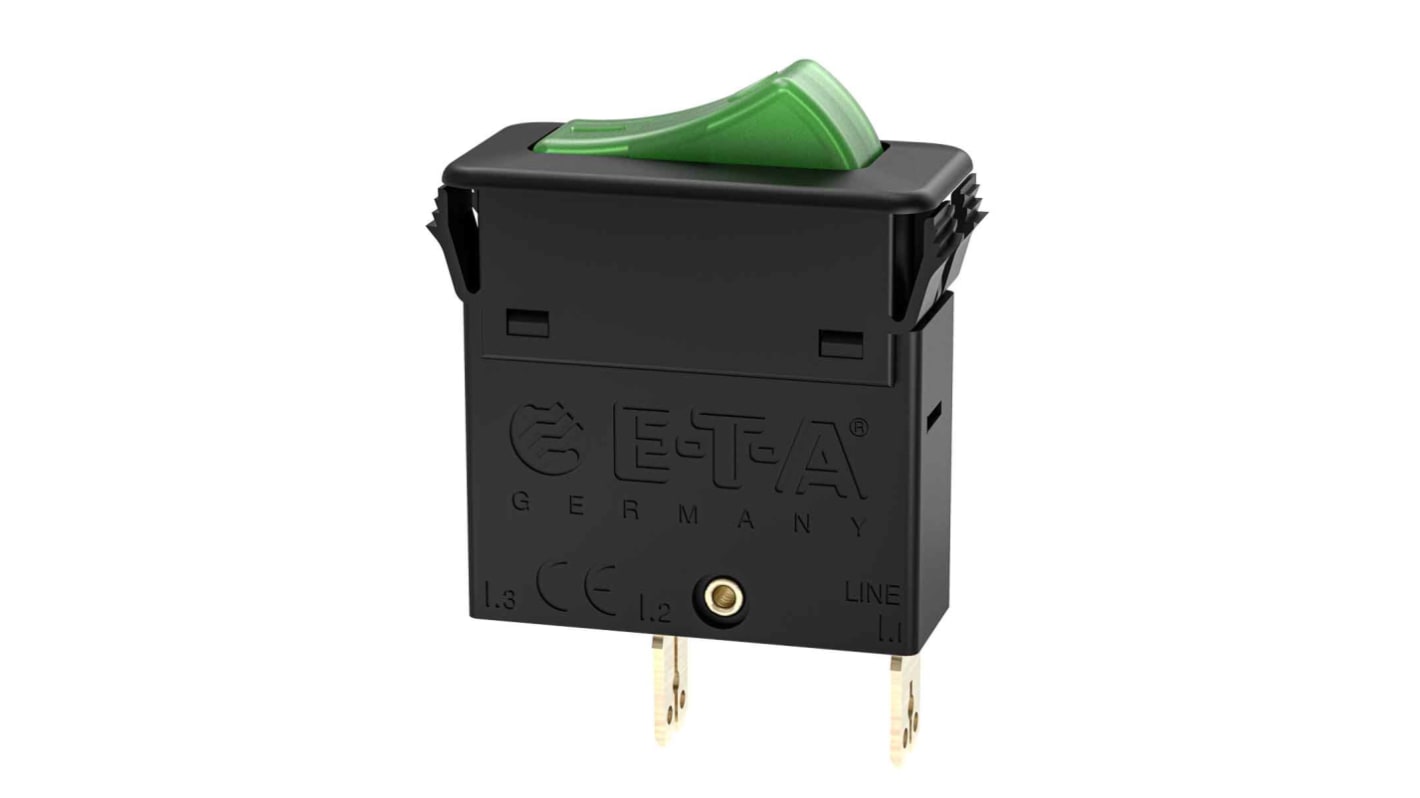 ETA Thermal Circuit Breaker - 3130  Single Pole 240V Voltage Rating Snap In, 10A Current Rating