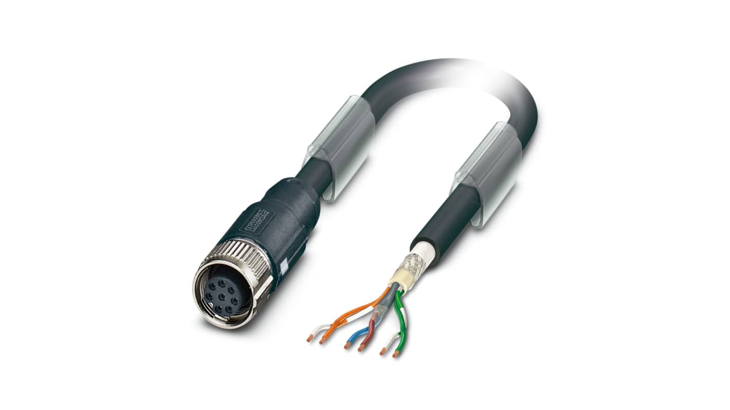 Kabel magistrali ze złączem Złącze M12 liczba rdzeni 8 długość 2m Rodzaj A Żeńskie