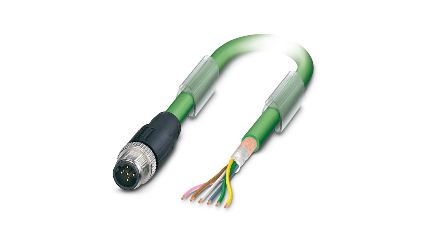 Kabel magistrali ze złączem Złącze M12 liczba rdzeni 2 długość 2m Rodzaj A Męskie
