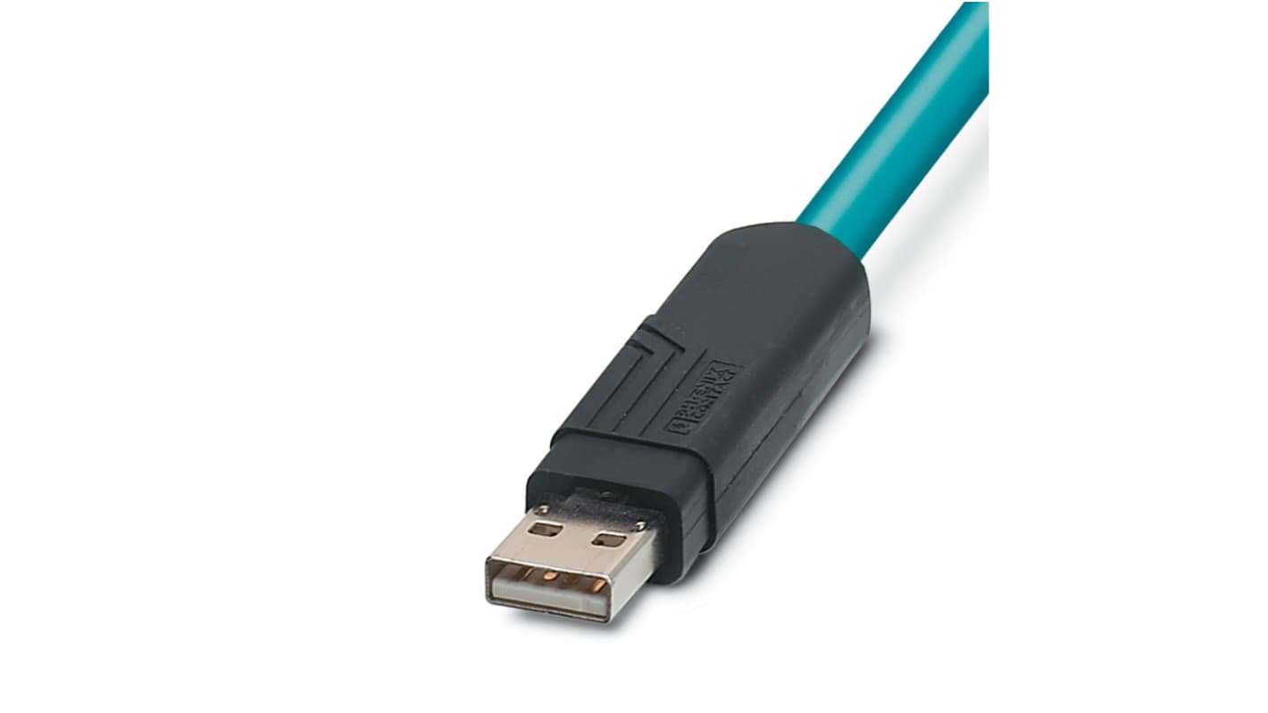 Kabel USB Złącze A USB A Złącze B Bez zakończenia dł. 2m Przewód USB kolor: Czarny
