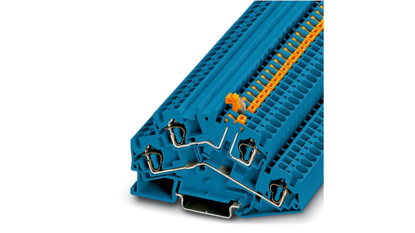 Phoenix Contact 3035522 STTBS 4-MT BU Series Blue, 0.08 → 6mm²