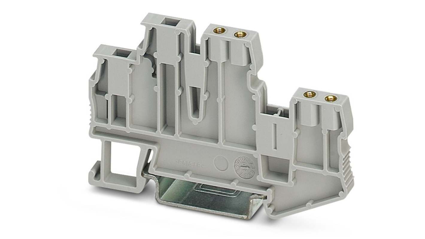 Phoenix Contact 3061169 STTB 2.5/2P-F Series Grey, Screw Termination