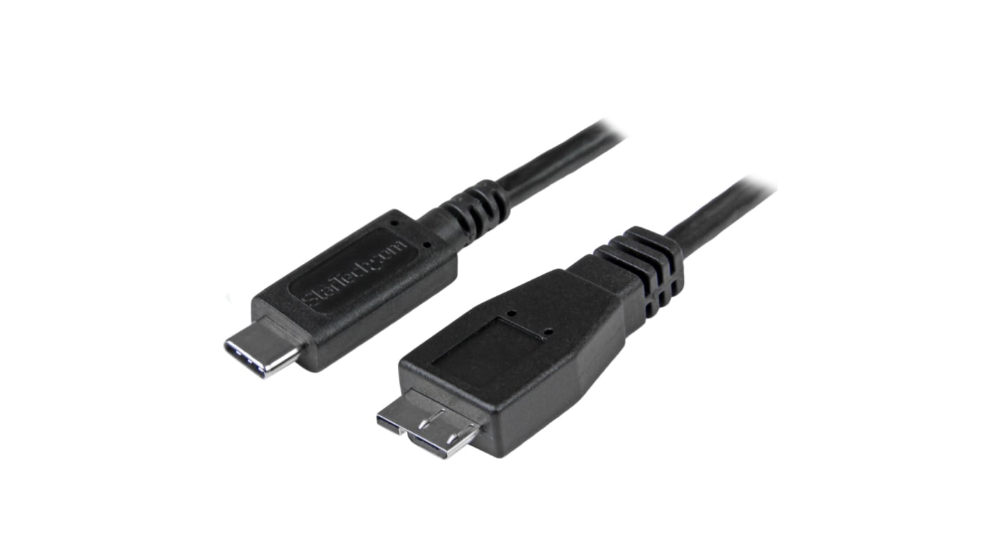 StarTech.com USB 3.1, Male USB C to Male Micro USB B, 10Gbps, 1m