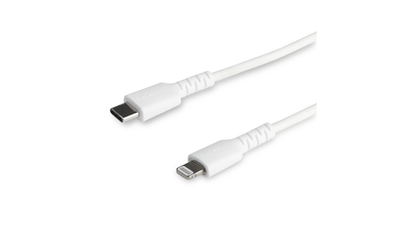 StarTech.com USB-kabel, Hvid, USB C til Lightning, 1m