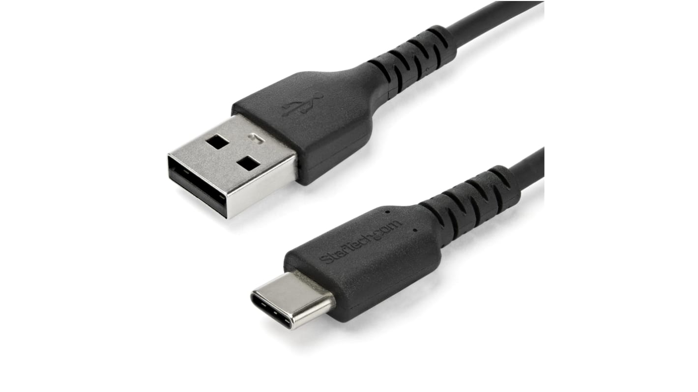 StarTech.com USB 2.0, Male USB A to Male USB C, 480Mbps, 1m