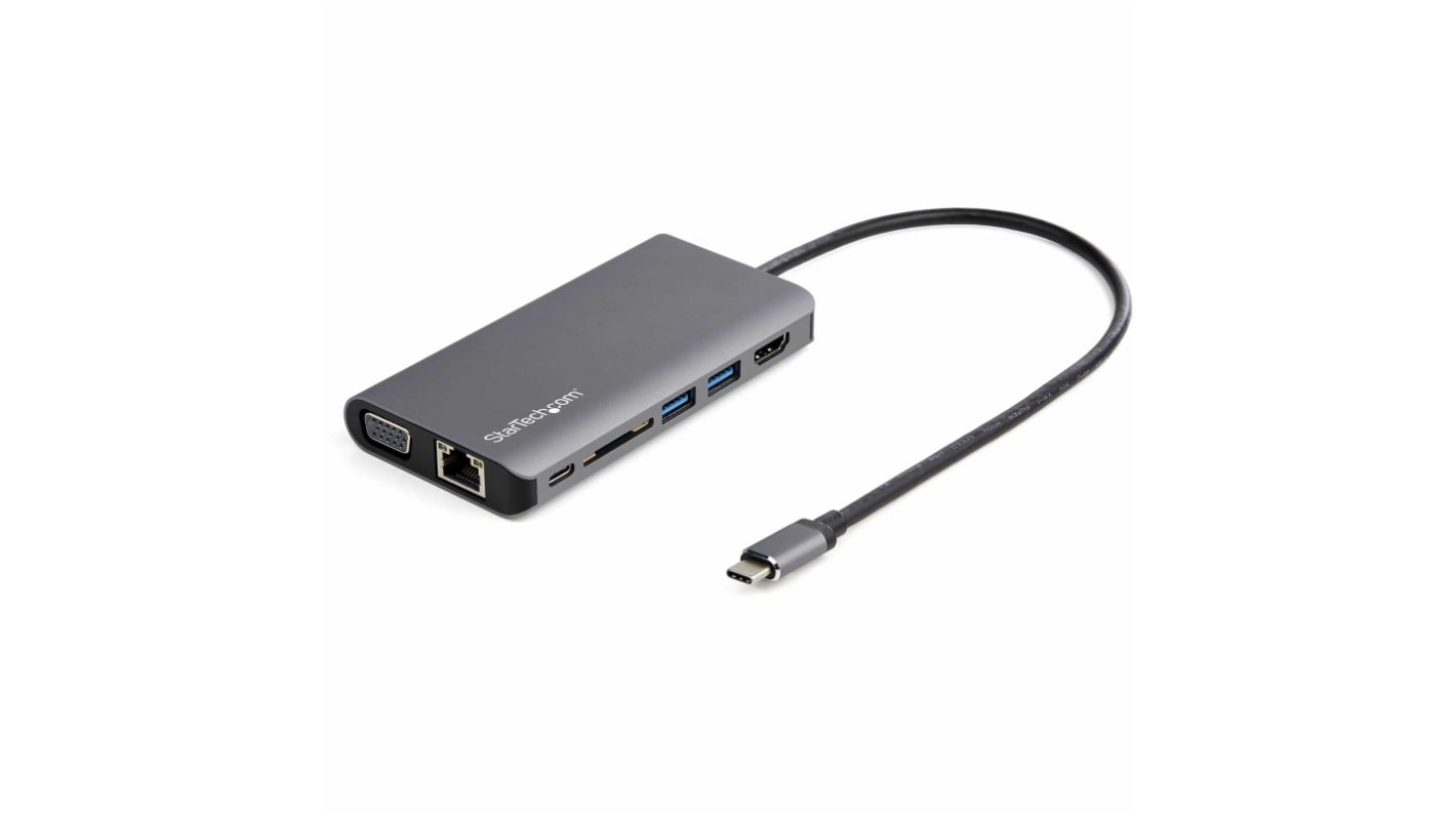 Stacja dokująca, 4096 x 2160, USB: 3, typ: USB A, USB C, standard: USB 3.0, USB 3.1