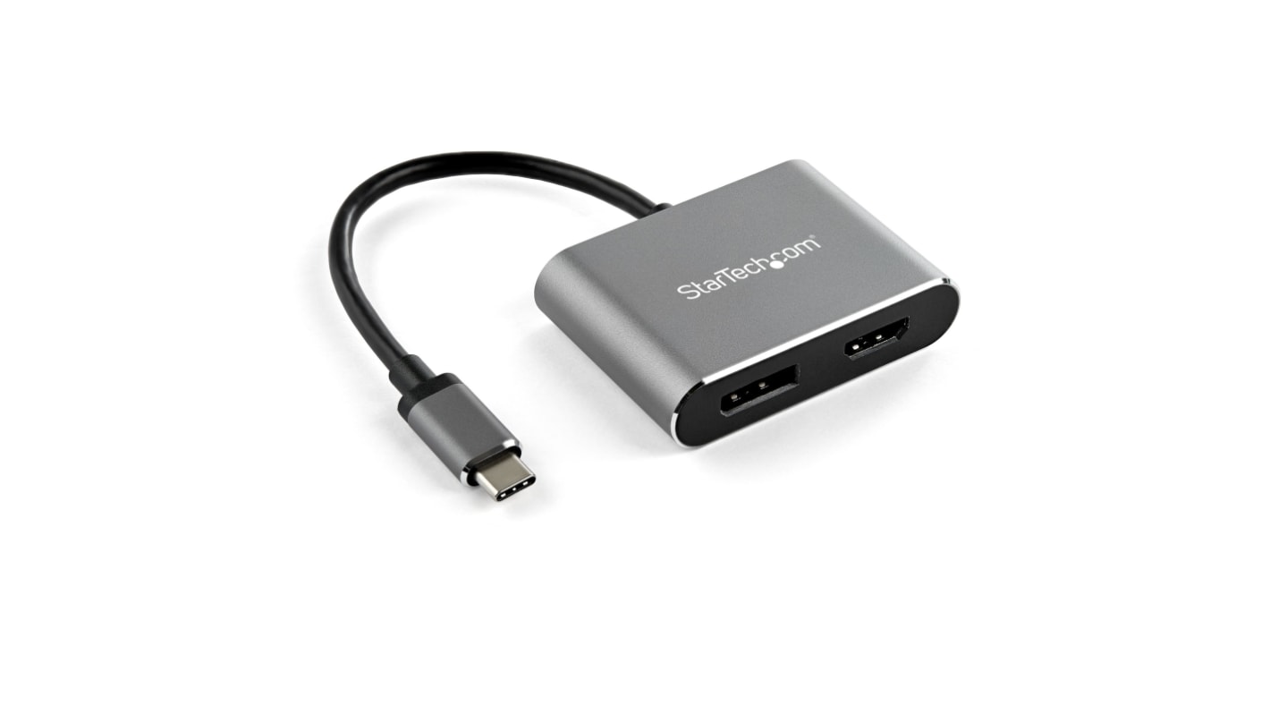 StarTech.com USB C to DisplayPort, HDMI Adapter, USB C, 1 Supported Display(s) - 4K @ 60Hz