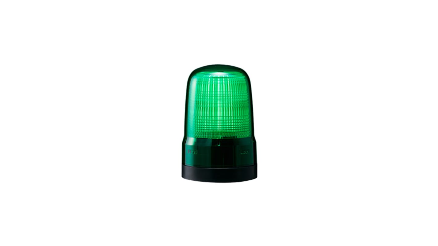 Indicador luminoso Patlite serie SL, efecto Intermitente, LED, Verde, alim. 100→ 240 VAC