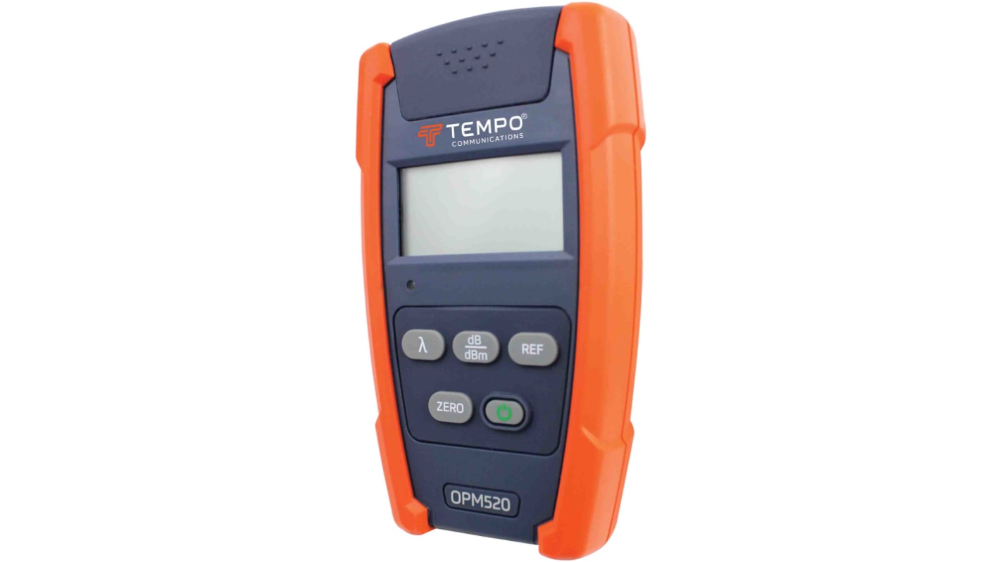 Misuratore di potenza in fibra ottica Tempo OPM520, cavo Monomodale e multimodale