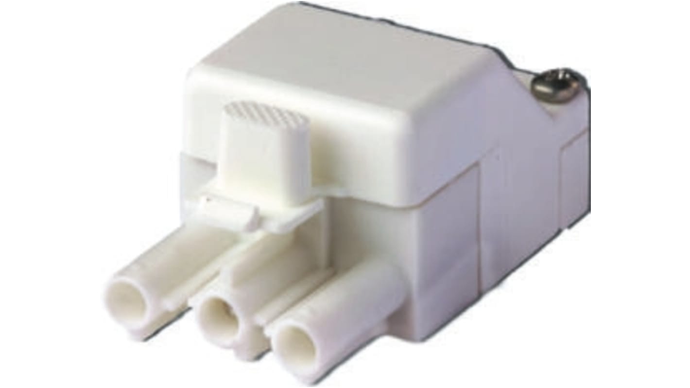 Wieland ST18 Series Connector, 3-Pole, Male, Cable Mount, 16A, IP20