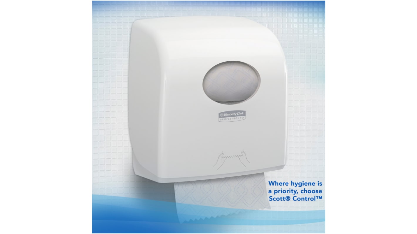 Kimberly Clark 卷装手巾, 198mm, 3960张, 单层, 白色