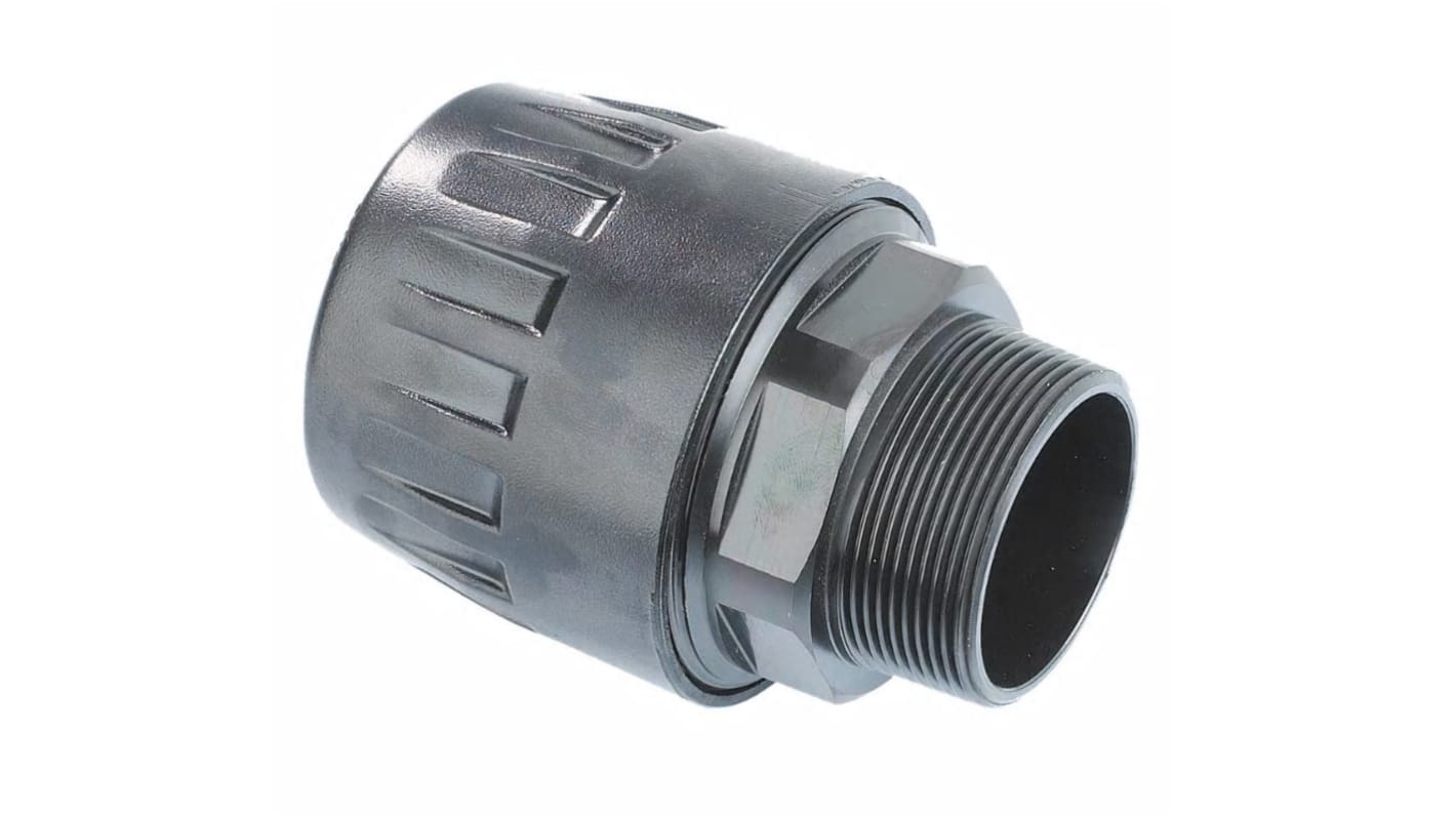 Transair 16 Bar Aluminium R1''1/2 Fitting, 80mm outside diameter