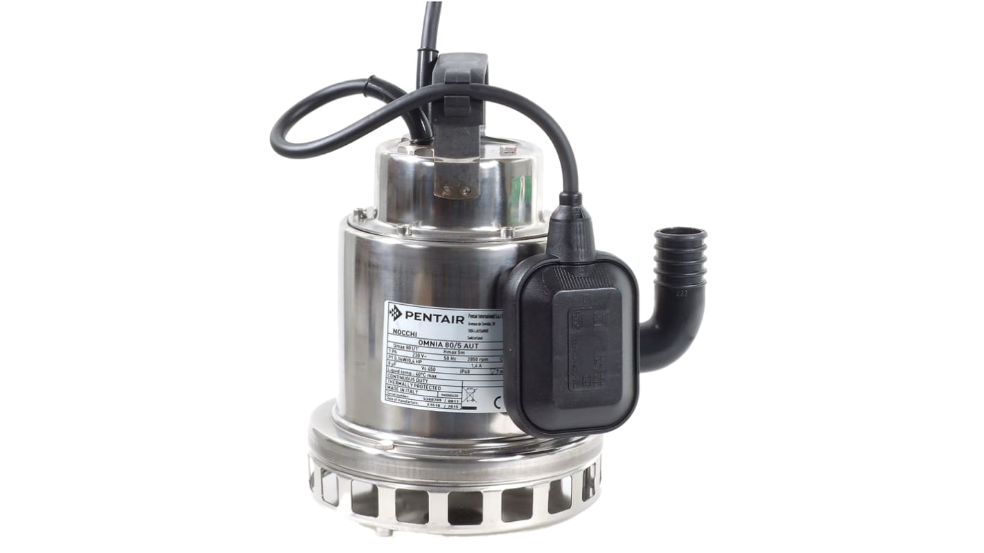 W Robinson And Sons 220 V Direct Coupling Submersible Submersible Water Pump, 80L/min