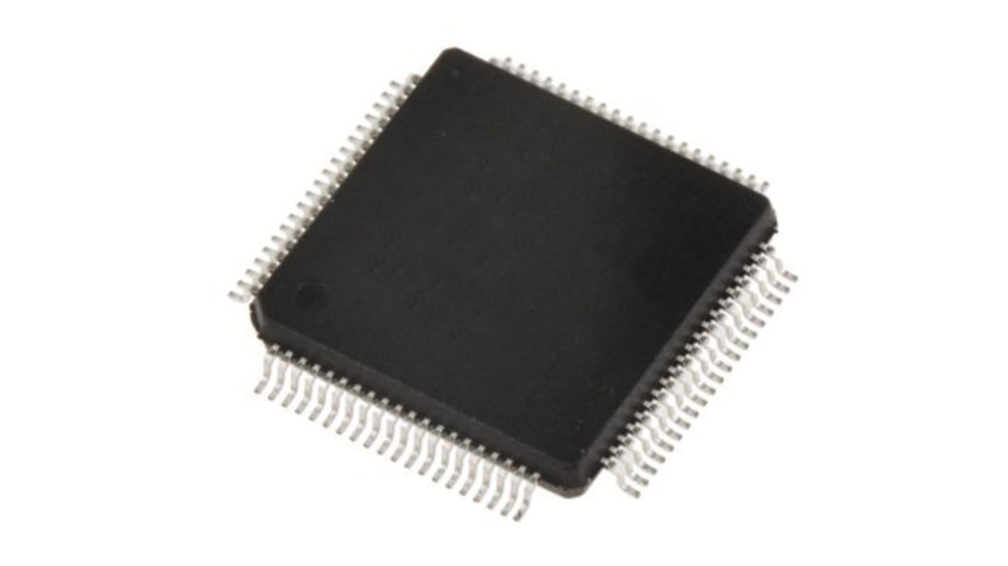 STMicroelectronics STM32G491MET6, 32bit ARM Cortex M4 Microcontroller MCU, STM32G4, 48MHz, 512 kB Flash, 80-Pin LQFP