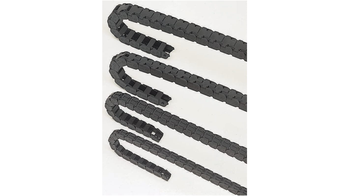 Staffa per canaline Igus in Polimero serie 9, E08, e-chain, Z08
