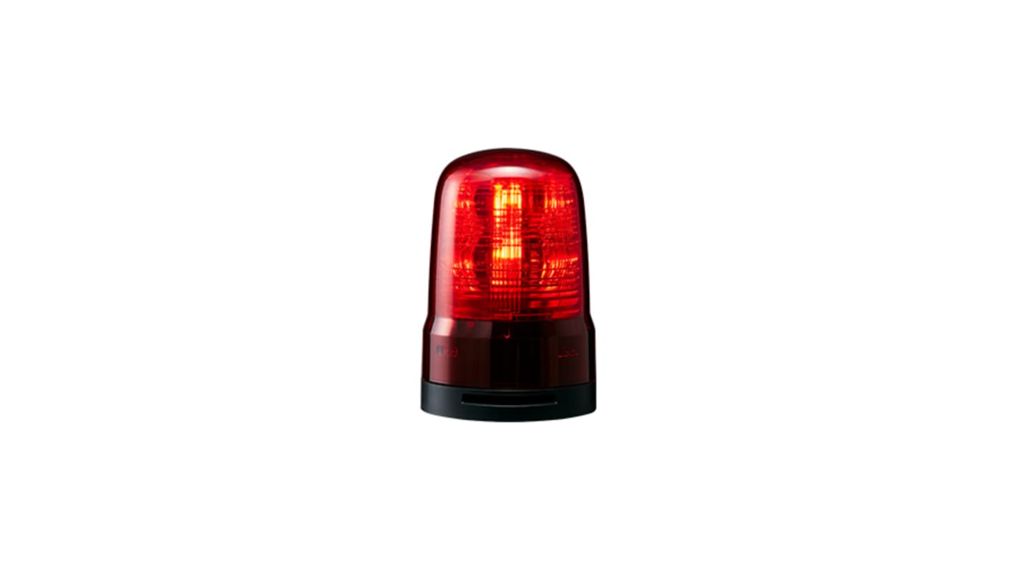 Patlite SF LED, Verschiedene Lichteffekte-Licht Alarm-Leuchtmelder Rot / 86dB, 12→24 V dc