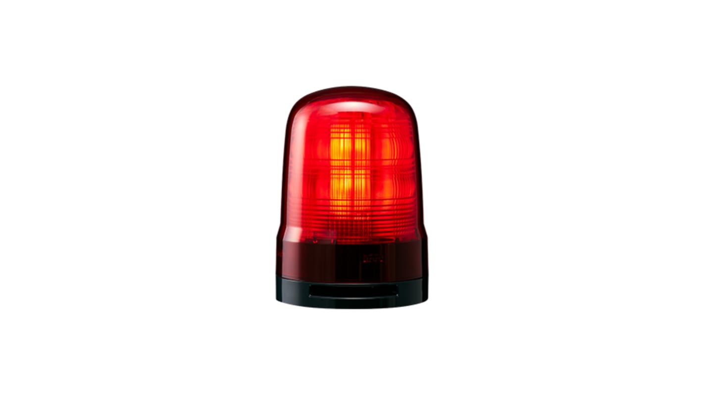 Patlite SF LED, Verschiedene Lichteffekte-Licht Alarm-Leuchtmelder Rot / 88dB, 12→24 V dc