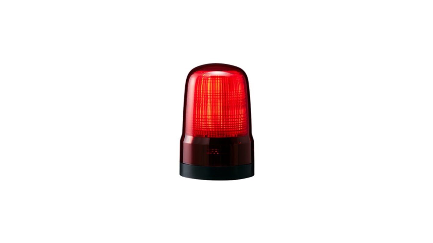 Patlite SL, LED Blitz LED-Signalleuchte Rot, 12→24 V dc, Ø 80mm x 120mm