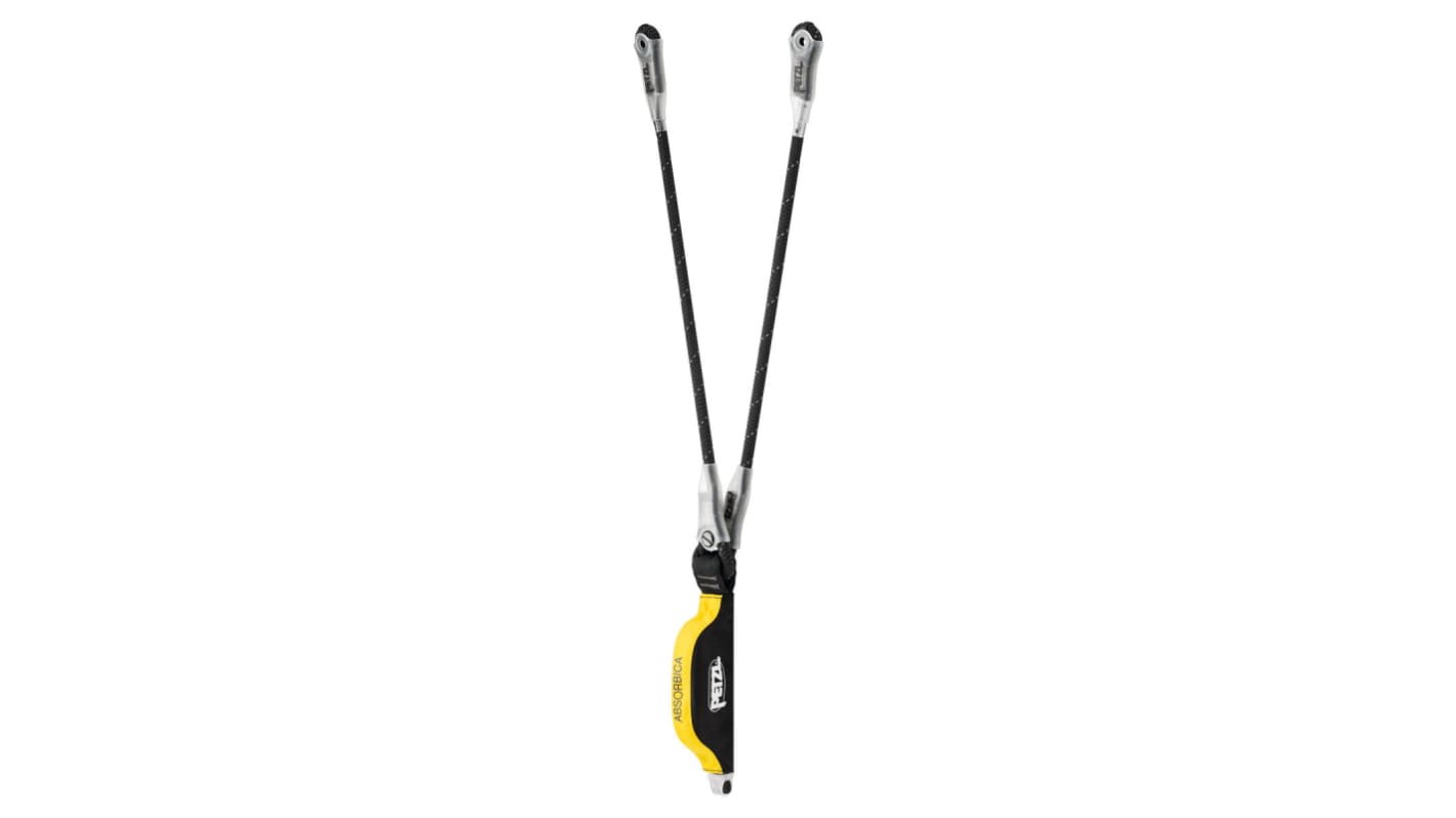 Cordino arresto cadute Petzl con cordino  con cordino doppio, L. tot. 0.80m, 140kg