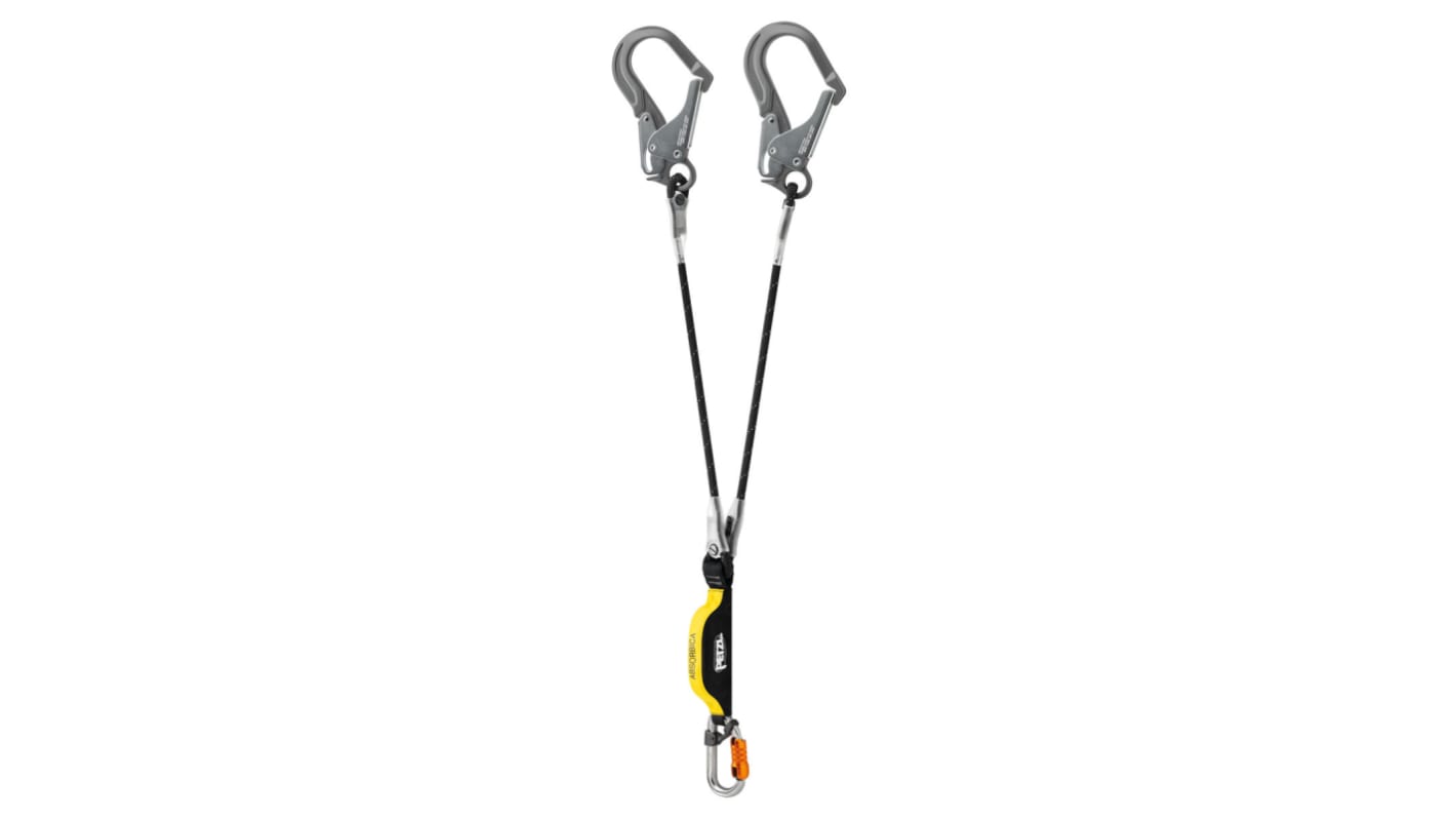 Petzl nicht verstellbar BmD Triact Verdrehsicherung Fallschutz Aluminium, Nylon, Polyester Auffangband, Gew.Bel. 140kg,