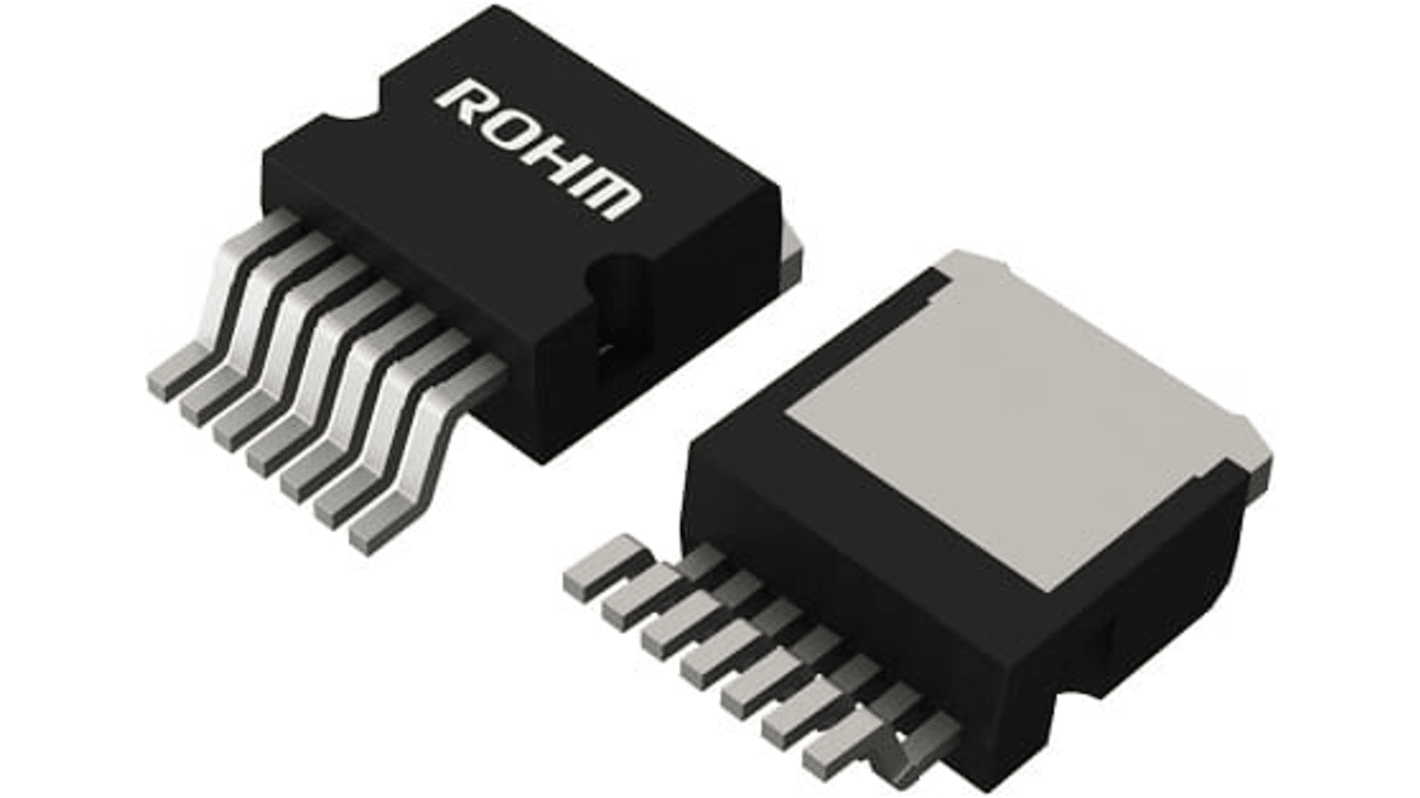 ROHM SCT SiC N-Channel MOSFET, 17 A, 1200 V, 7-Pin D2PAK SCT3160KW7TL