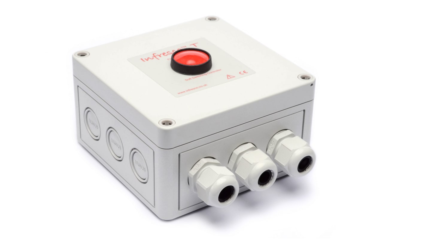 Temporizador Botón Calentador de empuje, Push Button Timer para usar con Lámparas halógenas infrarrojas de cuarzo