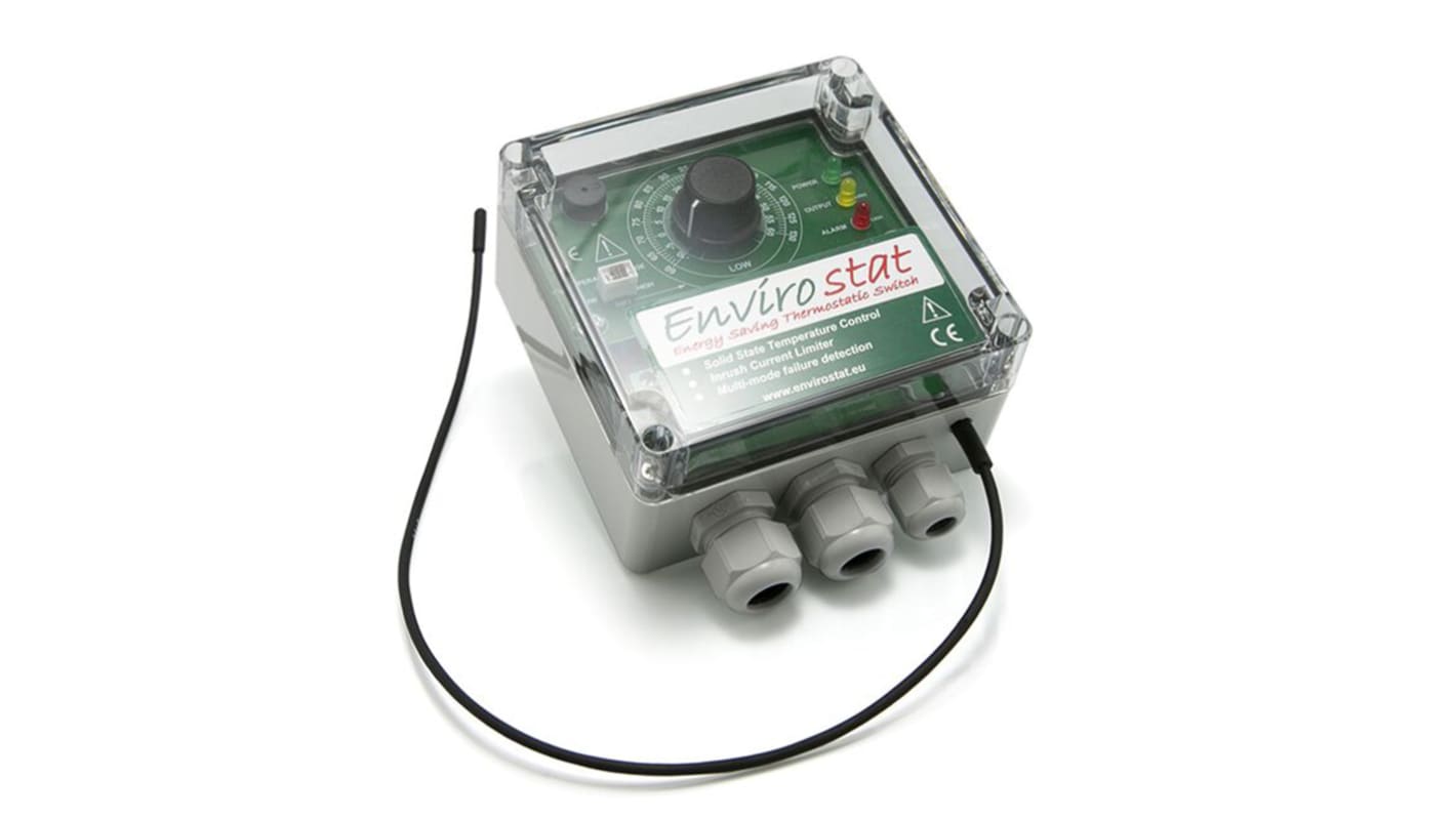 Termostaty, řada: Envirostat MP6I 4 h 0 → + 20 °C. 230 V