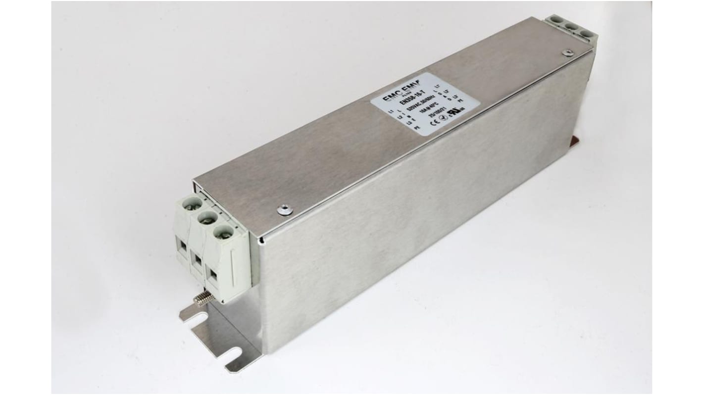 United Automation, 358 100A 480 V ac 60Hz, Chassis Mount EMC Filter, Terminal Block 3 Phase
