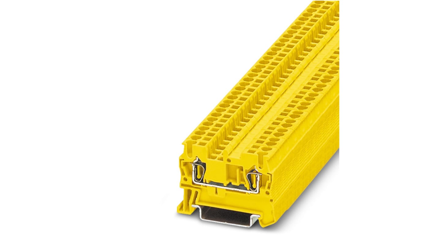 Phoenix Contact 3037083 ST 2.5 YE Series Yellow, 0.08 → 4mm², ATEX, IECEx