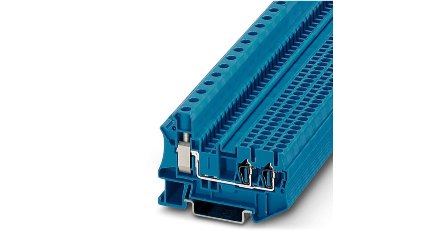 Phoenix Contact 3033142 5, STU 10/ 4X2 Series Blue, 0.5 → 16mm²