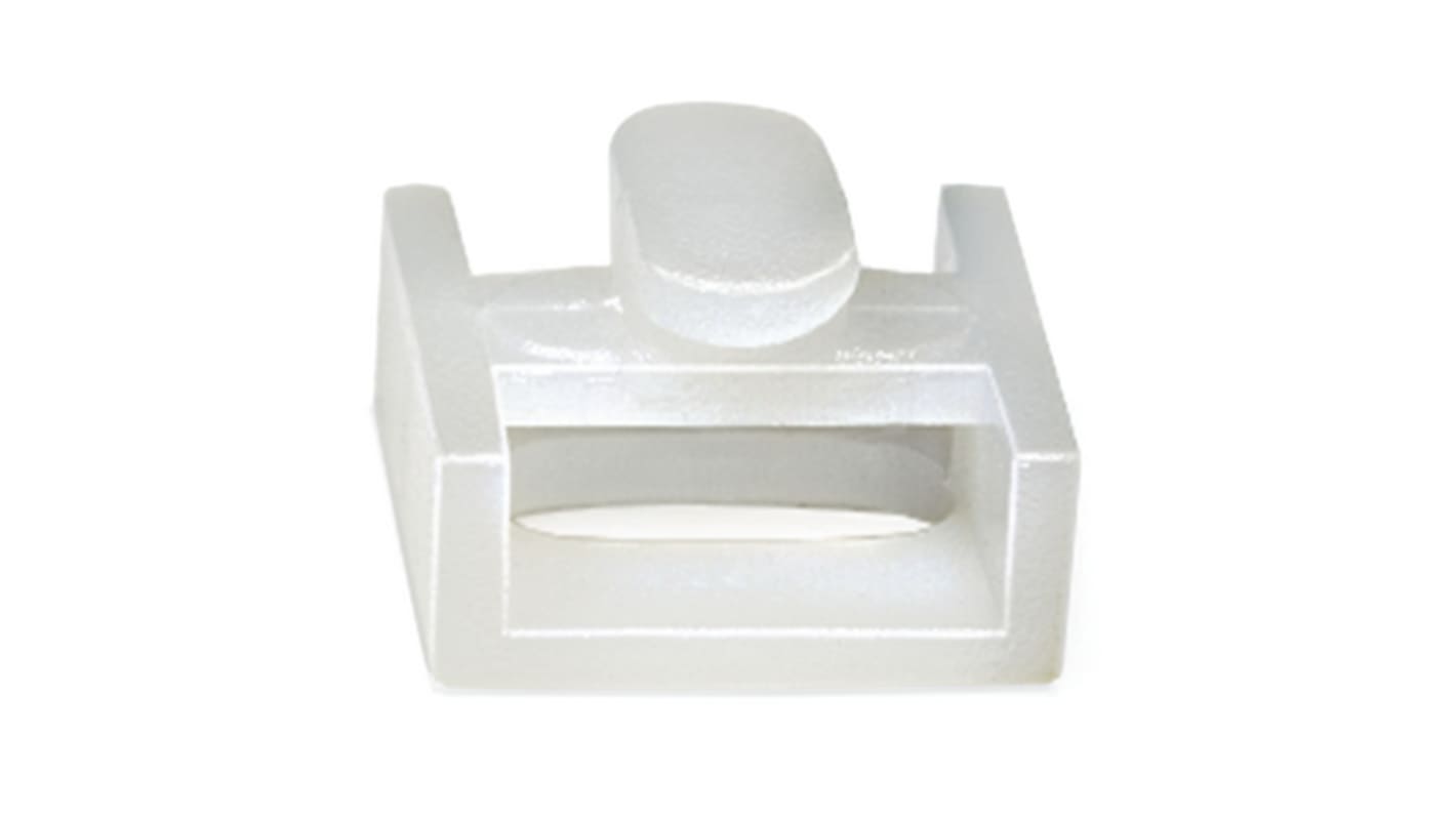 HellermannTyton White Cable Tie Mounting Cradle