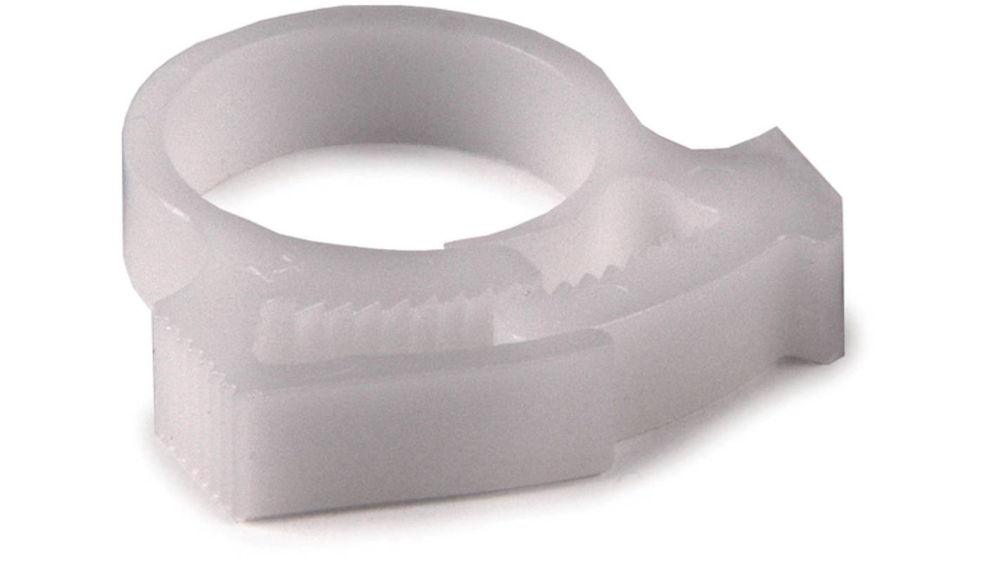 HellermannTyton Natural Polyacetal Clip, 19.9mm Max. Bundle