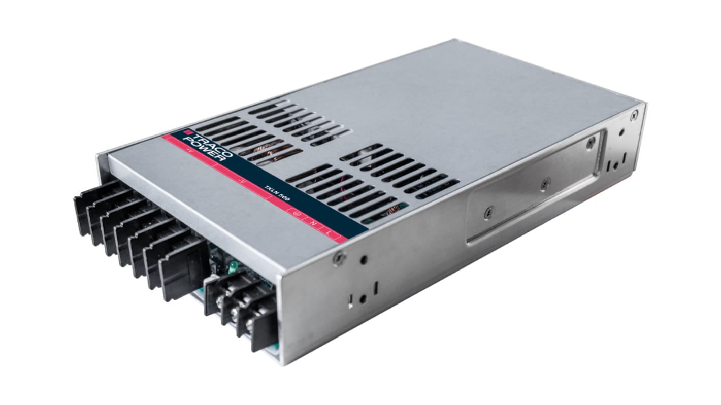 TRACOPOWER Switching Power Supply, TXLN 500-148, 48V dc, 10.5A, 504W, 1 Output, 85 → 264V ac Input Voltage