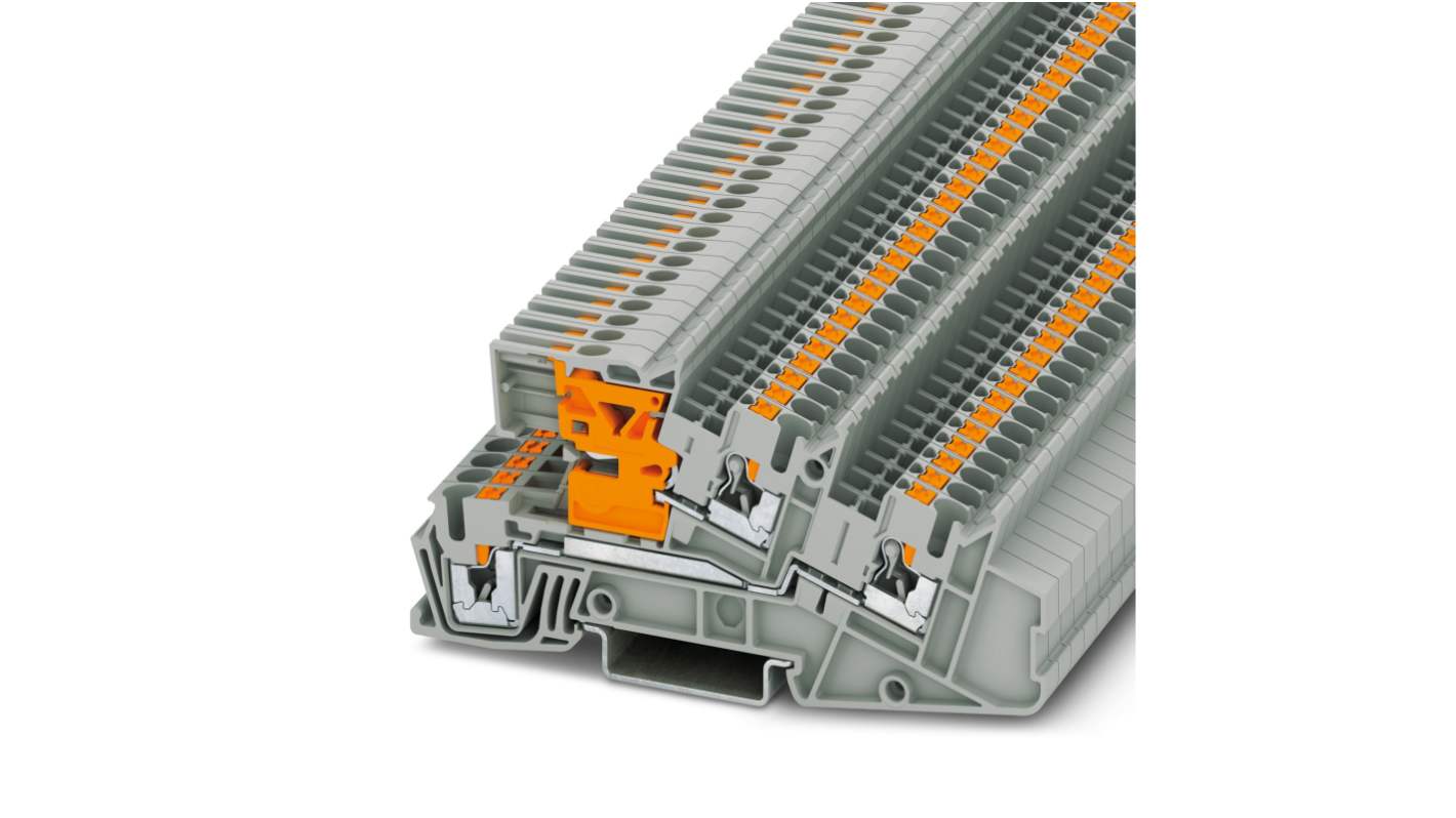 Morsetto senza fusibile Phoenix Contact, 3 vie, per cavi 26 → 12 AWG