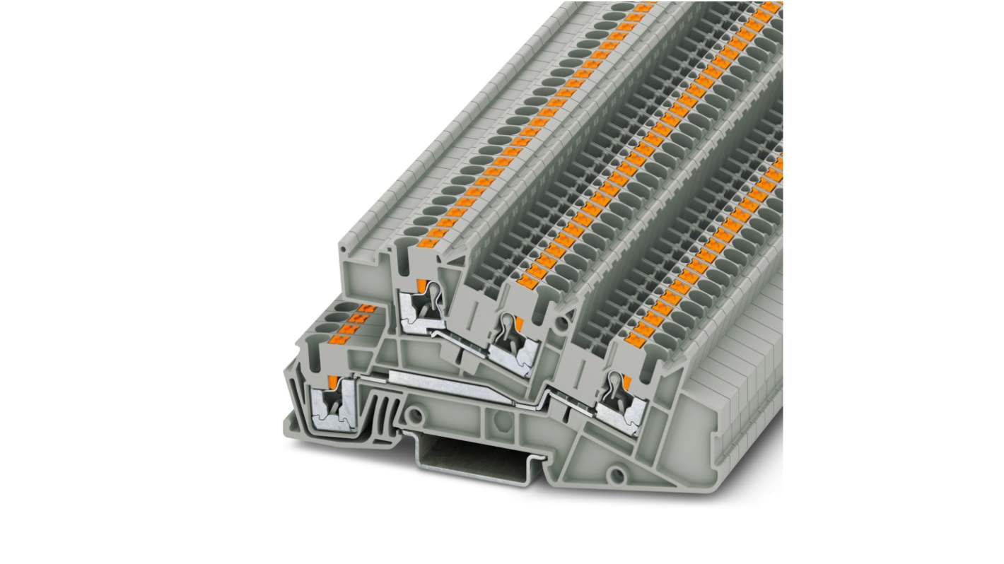 Morsetto senza fusibile Phoenix Contact, 4 vie, per cavi 26 → 12 AWG