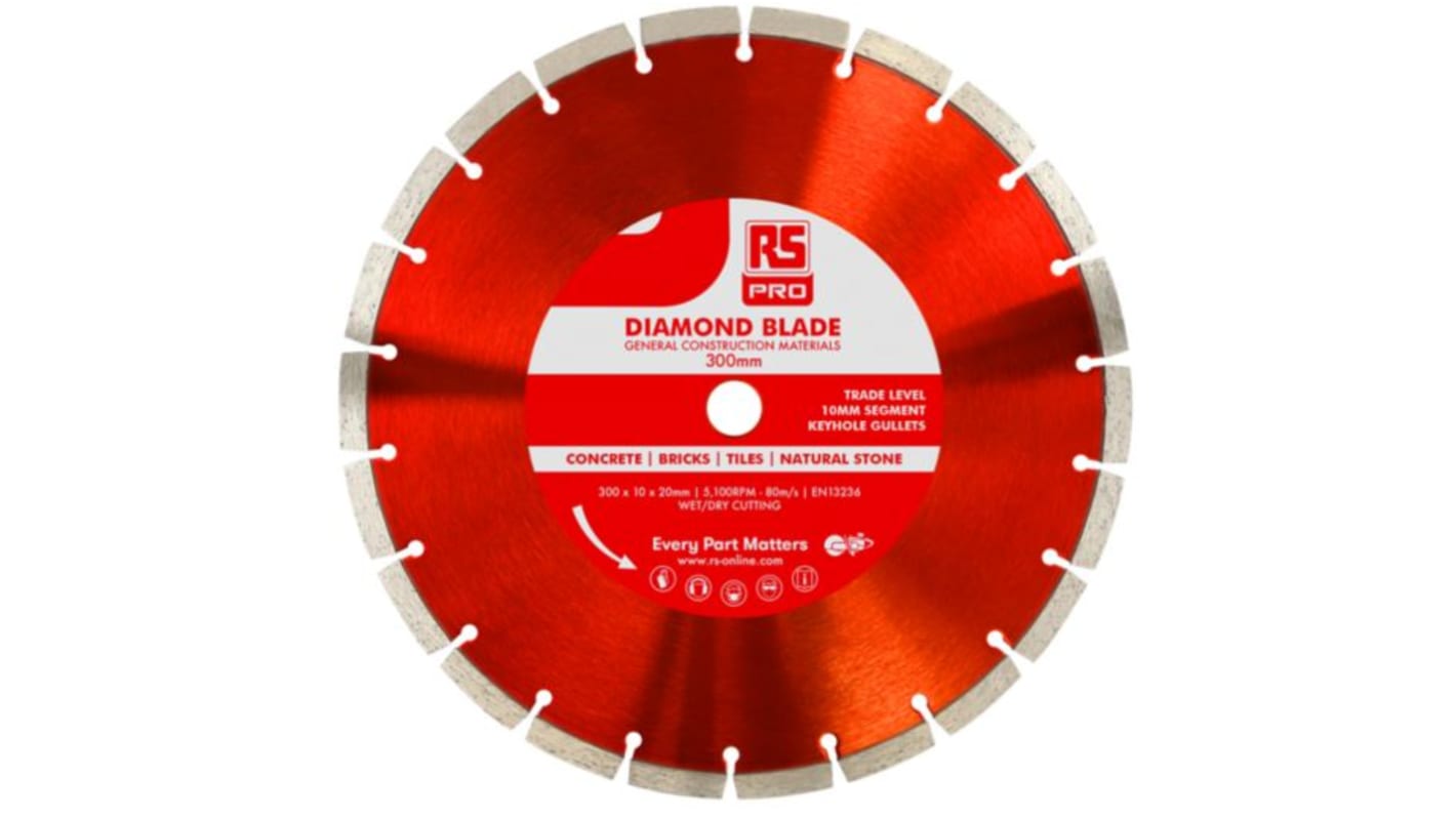 RS PRO Multiple Materials Circular Saw Blade, Pack of 1