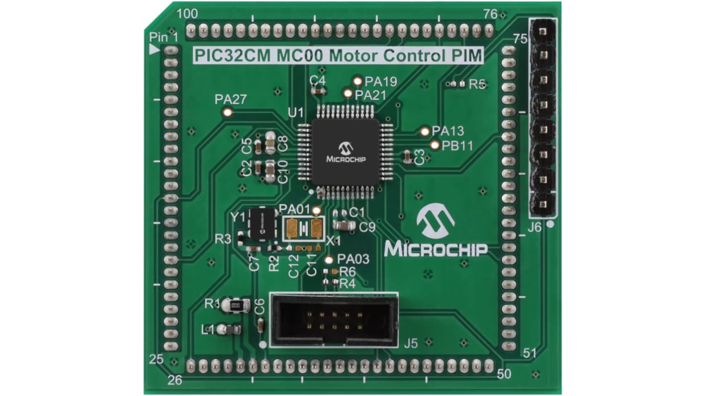 Microchip PIC32CM单片机开发板, 32 位 MCU内核, PIC32CM MC00 Motor Control PIM