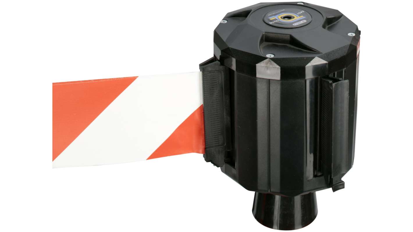 RS PRO Red & White ABS Strap Reel, Red, White Tape